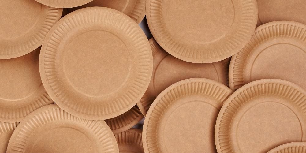 assiettes en papier